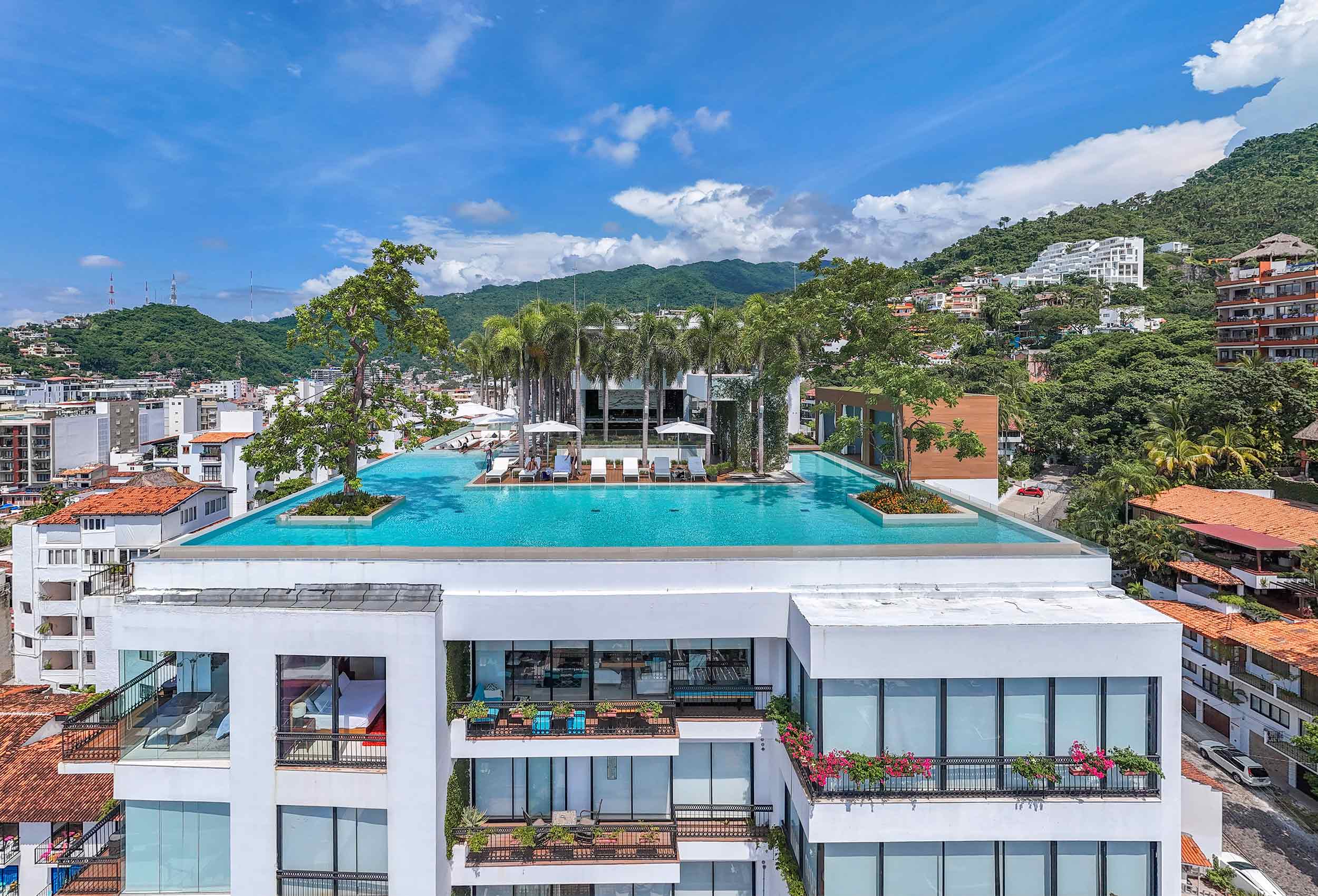 Luxury rooftop residence